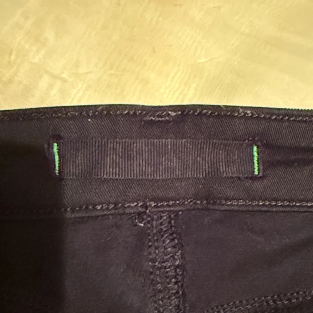 J BRAND Jeans Black Velvet Skinny Leg Mid Rise Pants Women's Waist Size 29 - Picture 4 of 7